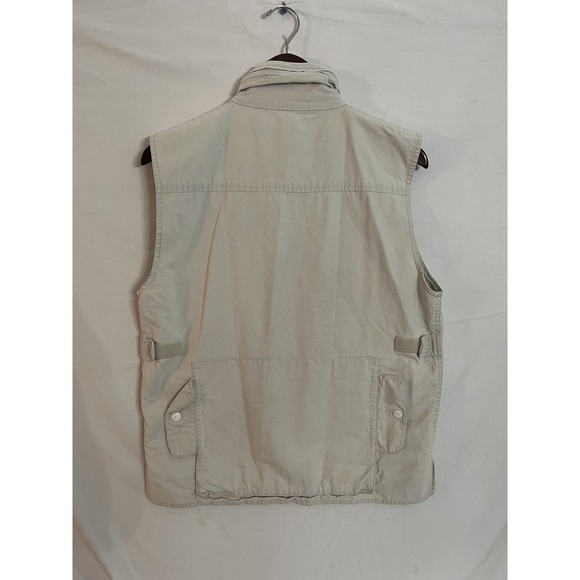 Vintage 80s Banana Republic Vest Jacket Mens S Mill Valley Safari Cargo - Picture 2 of 8